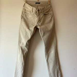Chic Massimo Dutti washed beige jeans size 26 from Barcelona